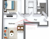 Grundriss - Heidestr. 114, Wohnung Nr. 12