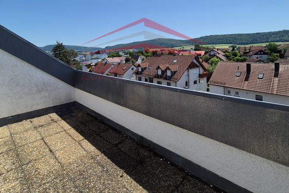 3- Zimmerwohnung mit Dachterrasse und Ausblick!