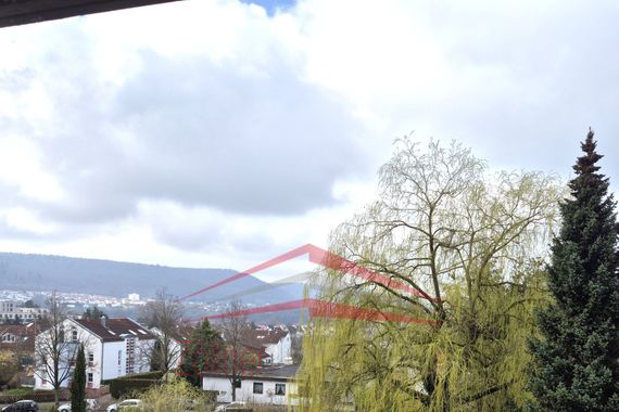 Helle 2 Zimmerwohnung mit großem Balkon und schönem Ausblick
