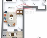 Grundriss - Heidestr. 114, Wohnung Nr. 12